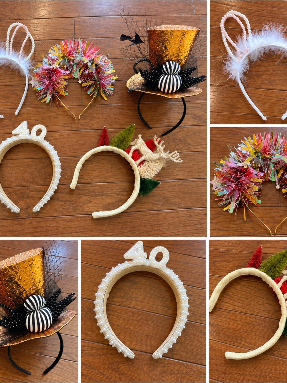Assorted women’s headbands for various holidays